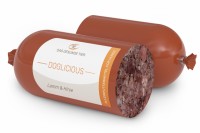 DOGLICIOUS - Alleinfuttermittel für Hunde mit Lamm und Hirse - Sparpackung - 6 x Wurst à 400 g