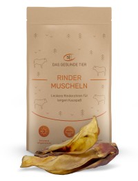 Rinder Muscheln - Rinderohren mit Muschel - 5er Beutel