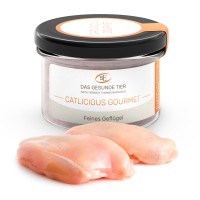 CATLICIOUS GOURMET - Feines Geflügel - 6 x Glas à 200 g