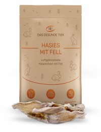 Hasies - Hasenohren mit Fell - 100 g