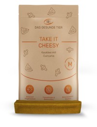 Take it cheesy - Kaukäse mit Curcuma - Größe M - 1 Stück