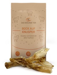 Bock auf Knusper - Lammohren mit Kopfhaut - 150g