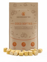 COCO SOFTIES - Vegetarische Hundeleckerlis mit Hafer, Süßkartoffel und Kokosnuss - 200 g